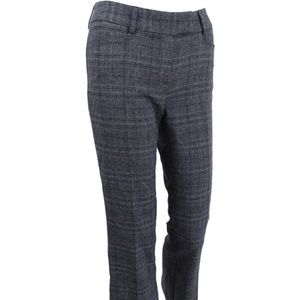 Tahari ASL Women's Petite Plaid Trousers GreyBlack